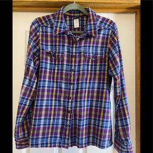 Patagonia women’s flannel. Size 12